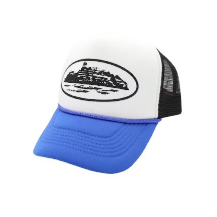 Casquette de camionneur Corteiz Alcatraz Noir Royal