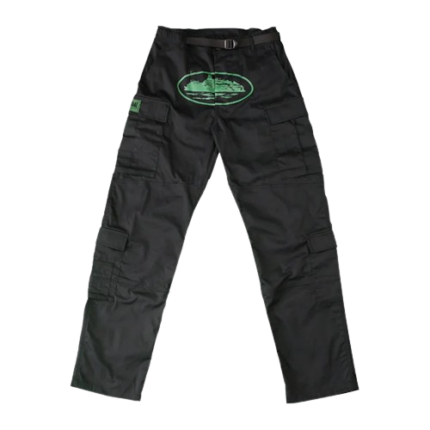 Corteiz Mula Guerillaz Cargos Noir/Vert