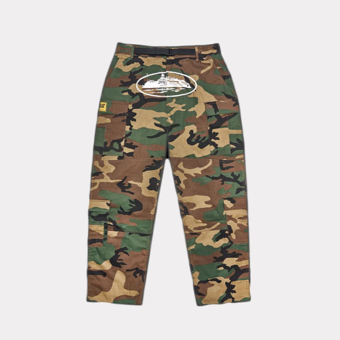 Corteiz Guerillaz Cargos Woodland Camo