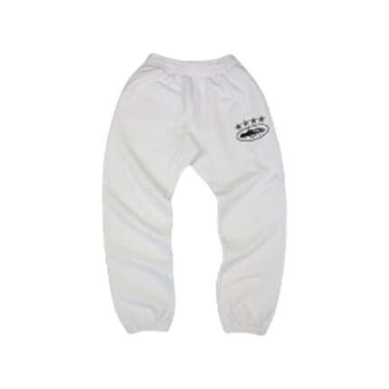 Pantalon de survêtement Corteiz 4Starz Alcatraz blanc