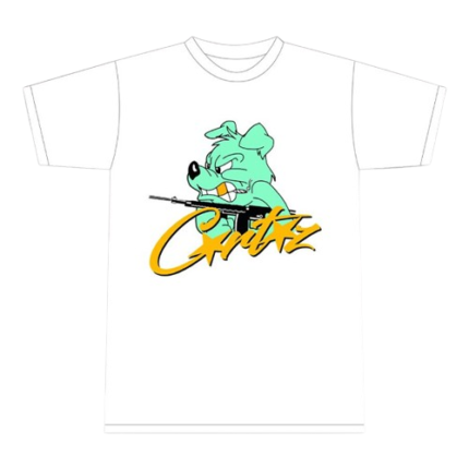 T-shirt Corteiz K9 Blanc