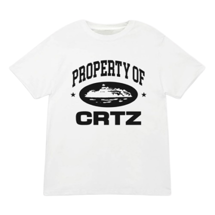 Corteiz OG Propriété De Crtz T-Shirt Blanc