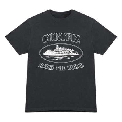 T-Shirt Corteiz OG Alcatraz Noir