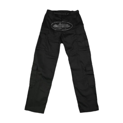 Corteiz Guerillaz Cargos Triple Noir