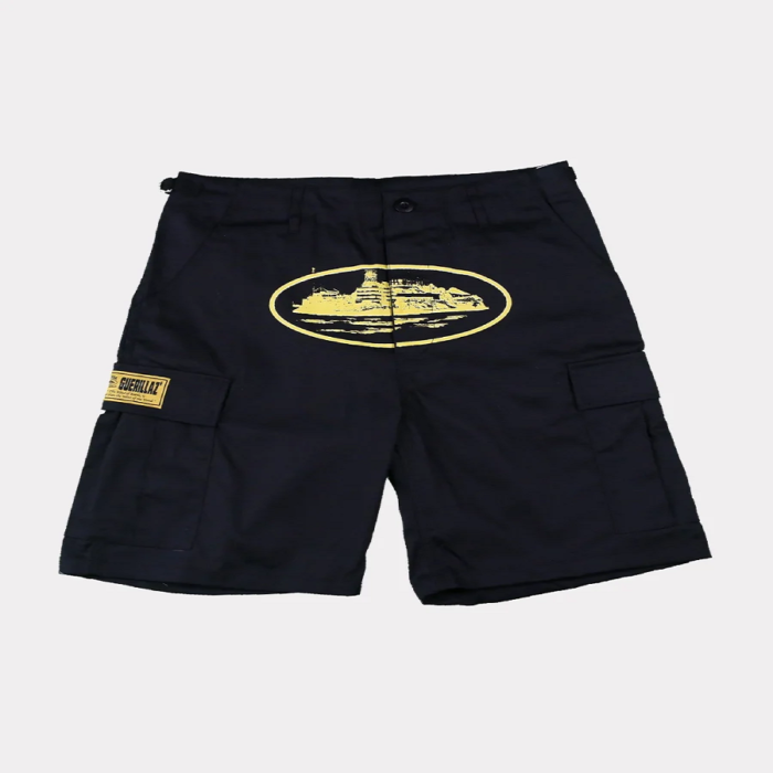 Short Corteiz Guerillaz 21′ Noir Jaune