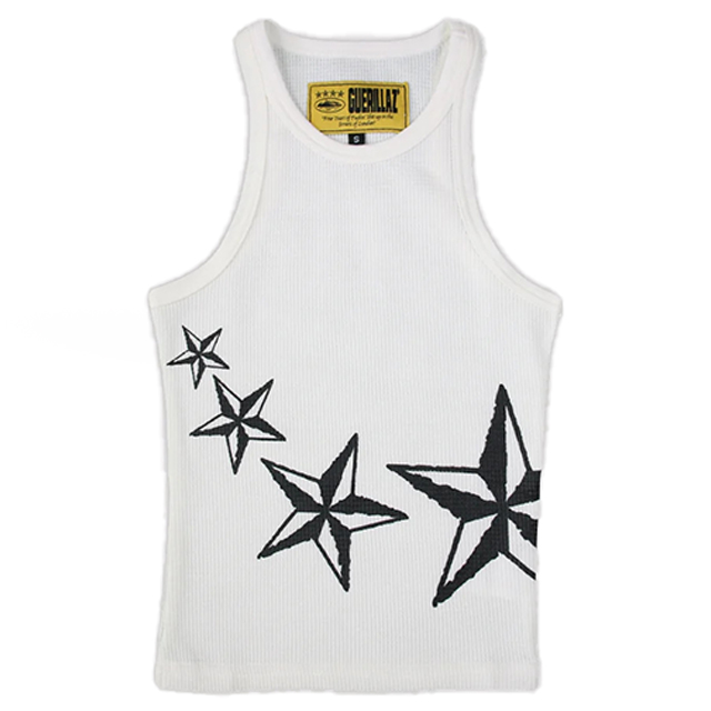 Top Femme Corteiz 4Starz Motion Blanc